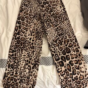 Zara Animal Print Trousers